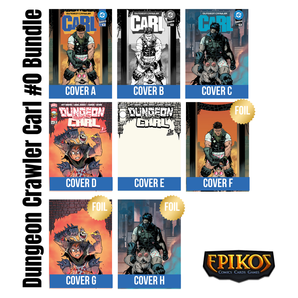 Dungeon Crawler Car #0 2nd Print Comic Bundle PRESALE