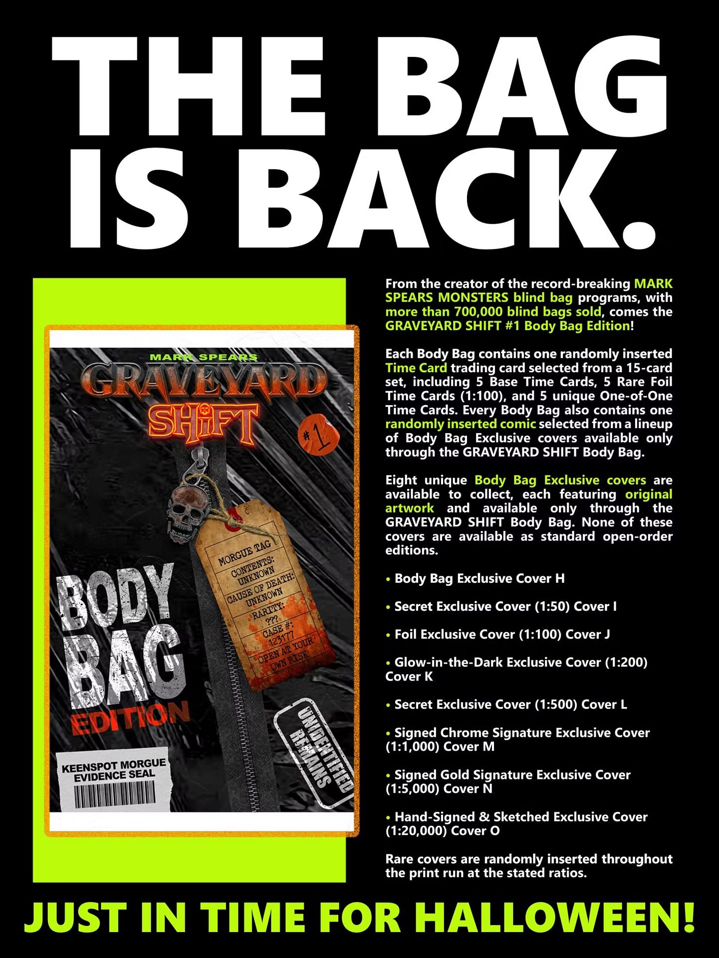 Mark Spears Graveyard Shift #1 PRE-ORDER Blind Bags